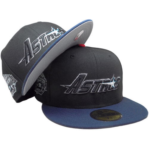 Houston Astros 2022 Champs Custom New Era 59Fifty Fitted - Black, Navy, Iris