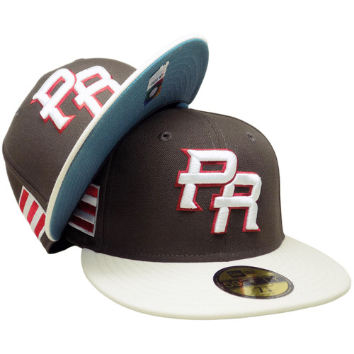 Puerto Rico WBC Custom New Era 59Fifty Fitted - Brown, Cream, Red