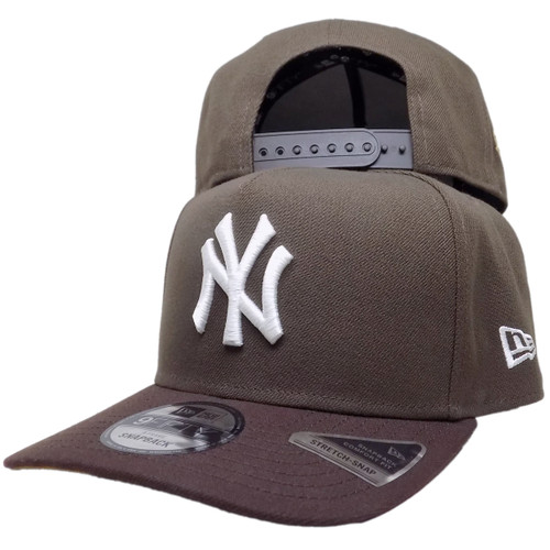 NY Yankees 09 WS Custom New Era 9Fifty AF Snapback - Brown, White, Gold
