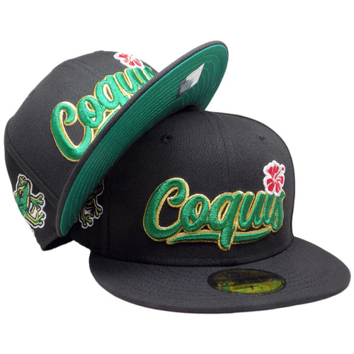 Lehigh Valley Coquis Custom New Era 59Fifty Fitted - Black, Green, Red