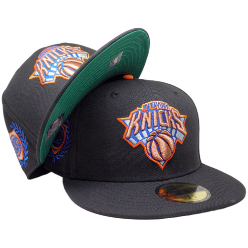 New York Knicks Laurel Custom 59Fifty Fitted - Black, Copper, Royal