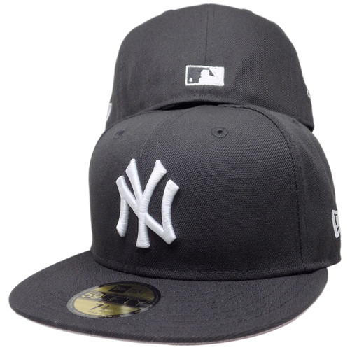New York Yankees 00 Champs Custom NE 59Fifty Fitted - Black, White, Pink