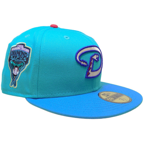 Arizona Diamondbacks 98 Inaug. Custom 59Fifty Fitted - Teal, Blue, Beige