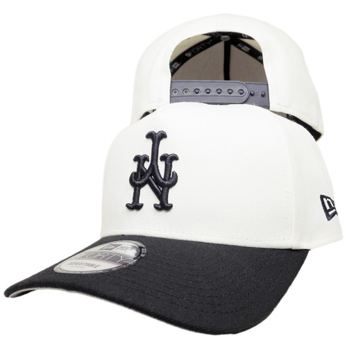 New York Mets 50th Ann. New Era 9Fifty AF Snapback - Cream, Black, Gray