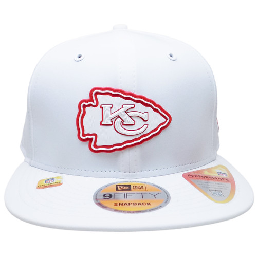 Kansas City Chiefs NE NFL 2026 Sideline 9Fifty Snapback - White, Red, Graphite