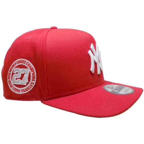 New York Yankees 27 Champs Custom 9Fifty AF Snapback - Red, White, Gray