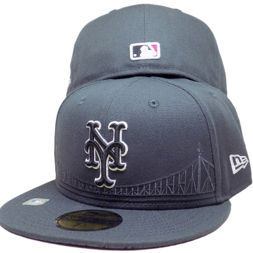 New York Mets City Connect New Era 59Fifty Fitted - Graphite, Black, White