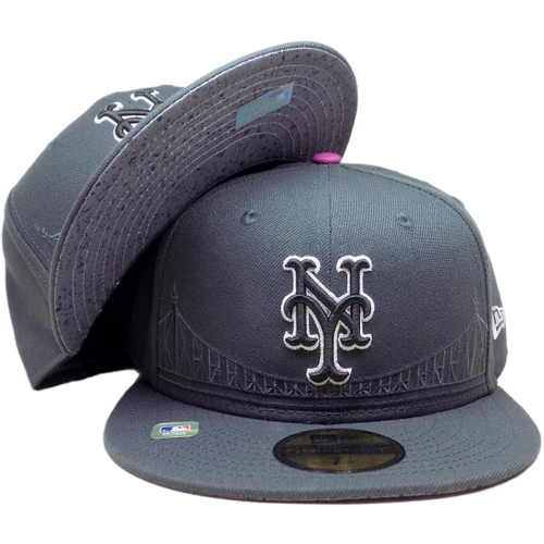 New York Mets City Connect New Era 59Fifty Fitted - Graphite, Black, White