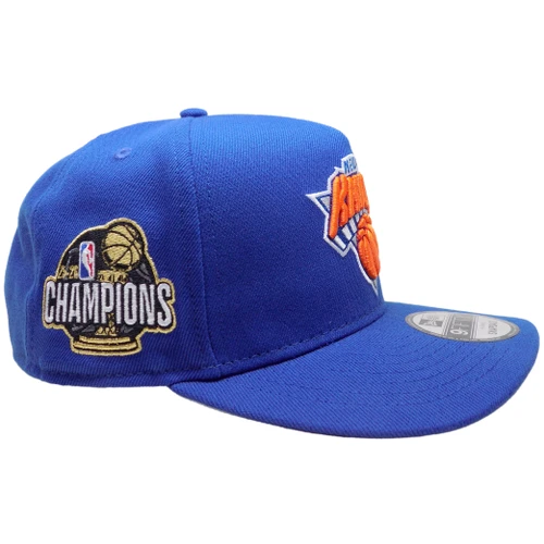 New York Knicks 26 Champs New Era 9Ffity AF Snapback - Royal, Orange, Gold