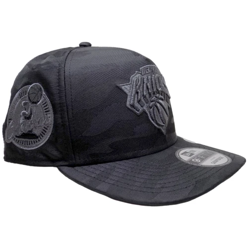New York Knicks Custom New Era 9Fifty AF Snapback - Black Camo, Graphite