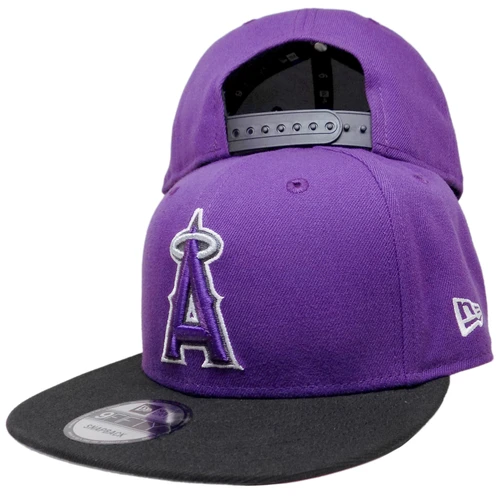 Anaheim Angels 50th Ann. Custom NE 950 Snapback - Purple, Black, White