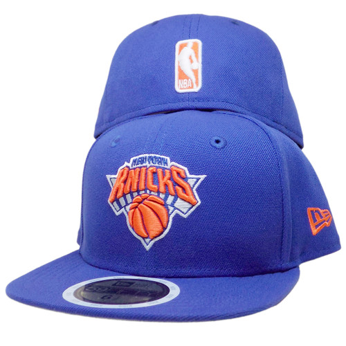 New York Knicks New Era Youth 59FIFTY Fitted Hat – Royal, Orange, White