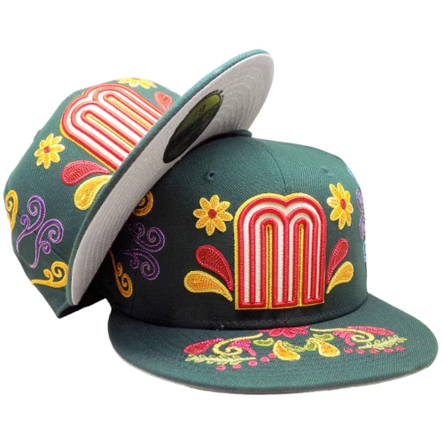 Mexico New Era 2026 Latin Heritage 59FIFTY Fitted – Green, Red, Multi