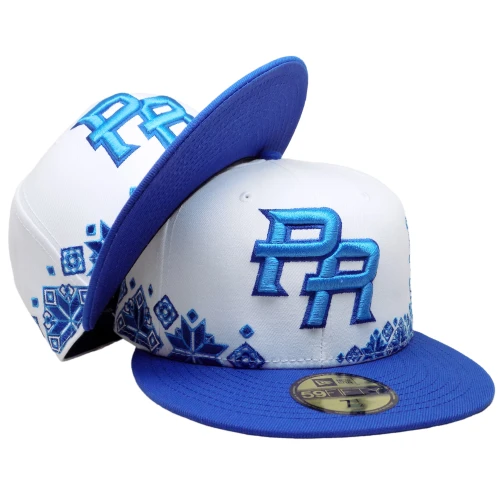 Puerto Rico New Era 2026 Latin Heritage 59FIFTY Fitted – White, Royal, Blue