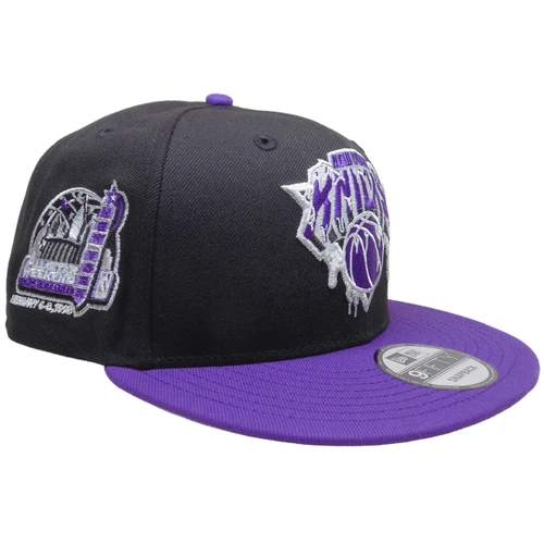 New York Knicks Drip Custom New Era 9FIFTY Snapback – Black, Purple, Silver