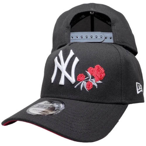 New York Yankees Stadium Custom 9FORTY AF Snapback - Black, White, Red