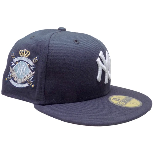New York Yankees Royal Crest Custom 59FIFTY Fitted – Navy, White, Sky Blue