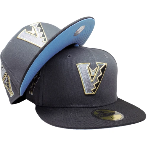 Diamondbacks Virgil Static Shock Custom 59FIFTY Fitted - Graphite, Black, Gold