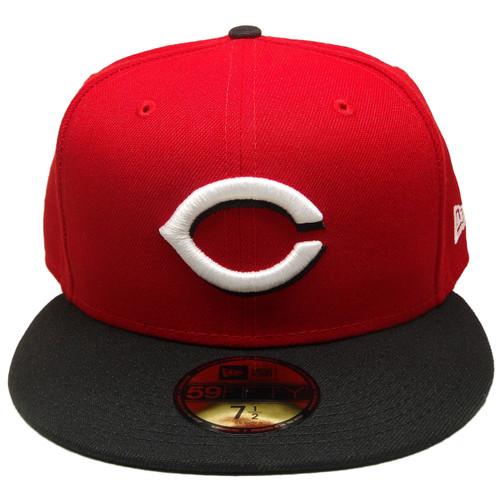 Cincinnati Reds New Era Road Onfield Fitted Hat Red Black White Ecapsunlimited Com