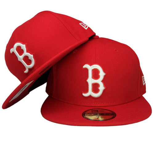 white red sox hat