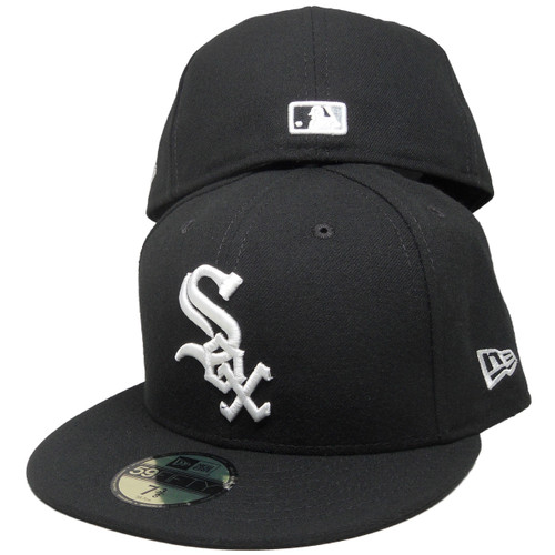 Chicago White Sox New Era Game Onfield Fitted Hat - Black, White