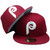 Philadelphia Phillies Custom New Era Retro Fitted - Cardinal, White