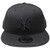 New York Yankees New Era Custom 9Fifty Snapback Hat - All Black, Gray Under