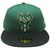 Milwaukee Bucks New Era Basic 59Fifty 2Tone Fitted - Green, Black, Beige