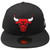 Chicago Bulls New Era 59Fifty Basic Fitted Hat - Black, Red, White
