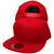 Plain Blank New Era 9Fifty OF Snapback Hat - All Red