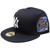 New York Yankees New Era Custom Subway Series Patch Fitted - Navy, White