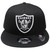 Oakland Raiders NFL Basic 9Fifty Snapback Hat - Black, White