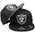 Oakland Raiders NFL Basic 9Fifty Snapback Hat - Black, White