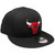 Chicago Bulls NBA New Era 9Fifty Snapback Hat - Black, Gray, Red