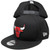 Chicago Bulls NBA New Era 9Fifty Snapback Hat - Black, Gray, Red