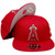 Anaheim Angels New Era 9Fifty Basic Snapback Hat - Red, Gray, White