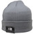 New Era Plain Knit Cold Weather Beanie - Graphite Gray