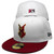 Indianapolis Indians New Era MiLB 59Fifty Fitted - White, Burgundy, Gold