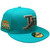 Tampa Rays Tropicana Field Custom NE 59Fifty Fitted - Teal, Orange, Green
