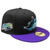 Tampa Bay Devil Rays 98 Inaug. Custom New Era Fitted - Black, Purple, Teal