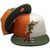 Florida Marlins Custom New Era 9Fifty Snapback - Cream, Orange, Green