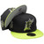 Florida Marlins 10 Ann. Custom NE 59Fifty Fitted - Black, Neon Green, White
