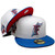 Florida Marlins 25th Ann. Custom New Era Fitted - White, Light Royal, Red
