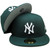 New York Yankees Custom New Era 59Fifty Fitted - Dark Green, White, Gray
