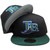 Tampa Bay Rays Custom New Era 59Fifty Fitted - Black, Dark Green, Royal