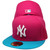 New York Yankees 1999 WS Custom New Era Fitted - Hot Pink, Teal, White