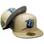 Tampa Bay Rays New Era Raffia Front 59Fifty Fitted - Vegas Gold, Green, Multi