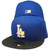 Los Angeles Dodgers 50 Anniversary Custom NE Fitted - Royal, Black, Yellow
