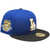 Los Angeles Dodgers 50 Anniversary Custom NE Fitted - Royal, Black, Yellow