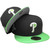 Philadelphia Phillies 08 WS Custom New Era Fitted - Black, Lime Green, White